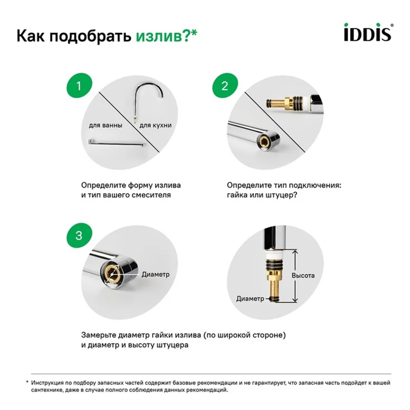 Излив для кухни J-образный нержавеющая сталь 190 мм поворотный хром IDDIS 995F19C5SM ( 31622 ) Излив для кухни J-образный нержавеющая сталь 190 мм поворотный хром IDDIS 995F19C5SM ( 31622 )