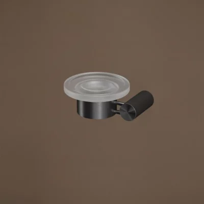 Мыльница матовое стекло нержавеющая сталь Дюна (Duna) графит матовый IDDIS DUNGMG0i42 ( 38495 )